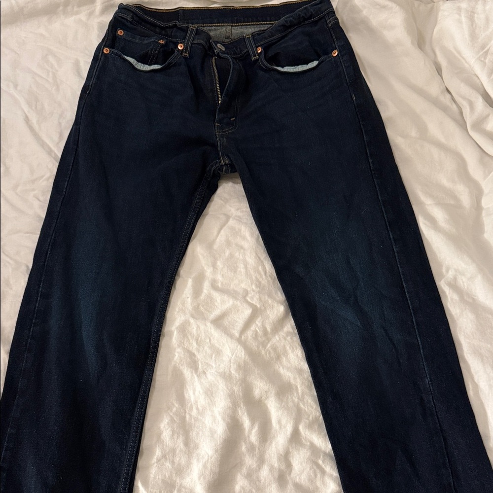 Levi's Men's Deep Indigo Straight Jeans